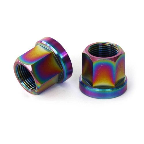 Гайки 14мм длинные Armour Bikes титановые масляное пятно Oil Slick