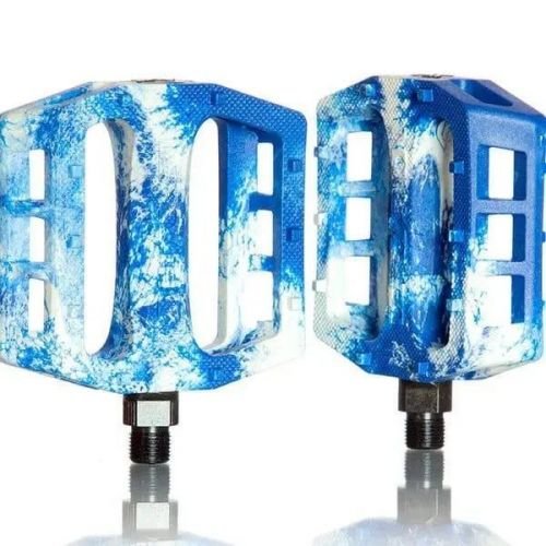 Педали Demolition Trooper Plastic, бело-голубые