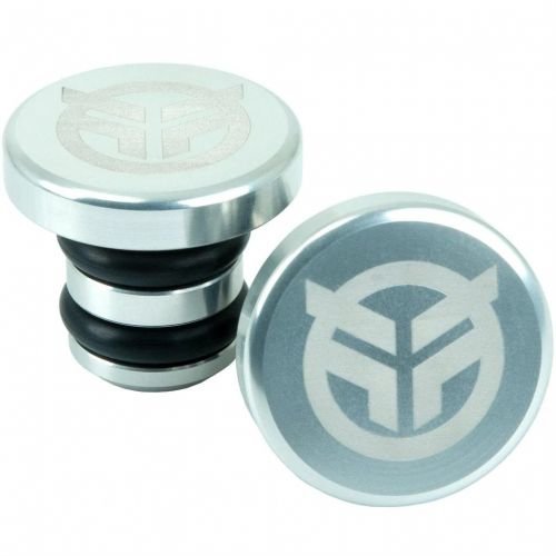 Заглушки руля Federal алюмінієві сірі	