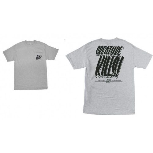 Футболка Creature Kills Script Pocket L cерая