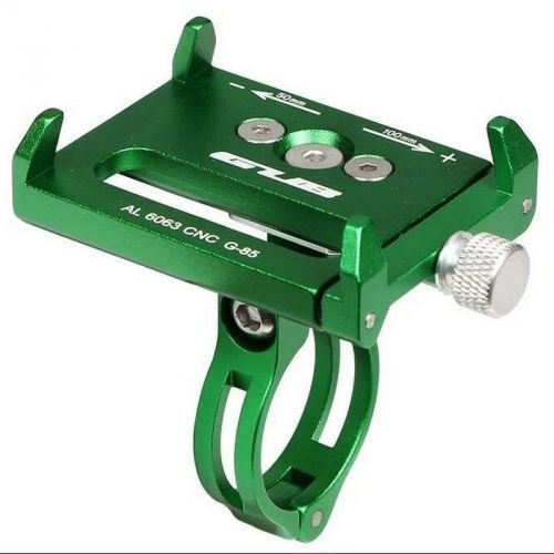 Тримач гаджета GUB G-85 на кермо / винос алюмінієвий, зелений