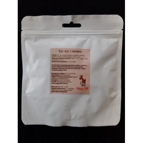 Кус-кус с овощами Happyelk