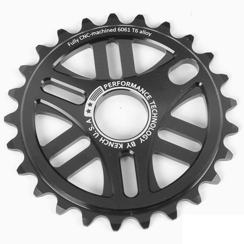 Звезда KENCH 6mm 25T фрезерованная черная