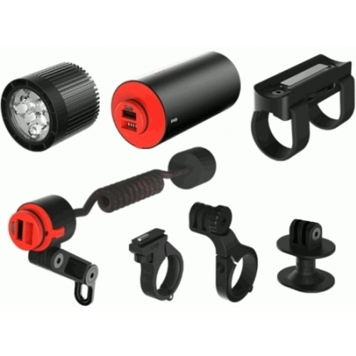 Комплект фара + набір кріпленні Knog PWR Mountain Kit 2000 Lumens