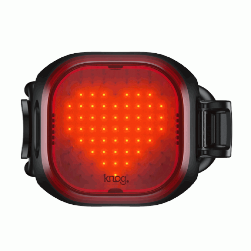 Блимавка задня Knog Blinder Mini Love Rear 35 Lumens чорна