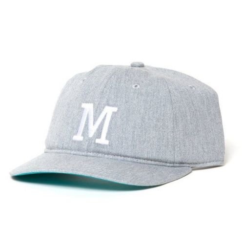 Кепка MERRITT MONOGRAM 6 PANEL серый 
