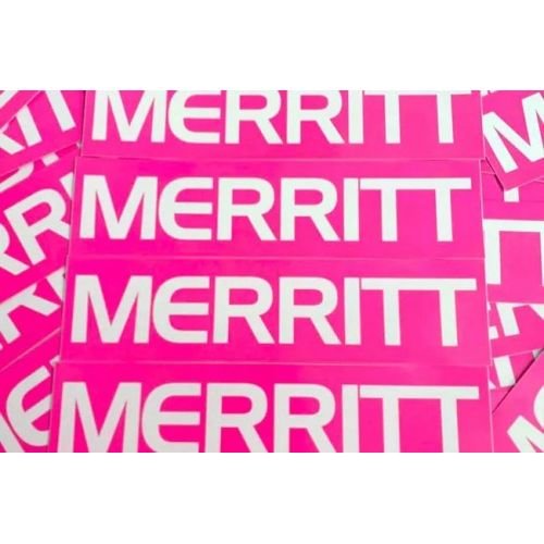 Стікер MERRITT PINK FRAME STICKER рожевий