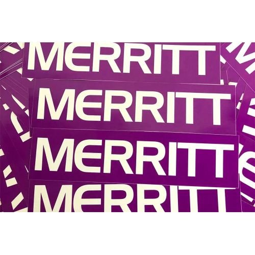Стікер MERRITT PURPLE FRAME STICKER фіолетовий