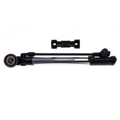 Насос мини-напольный ONRIDE Master алюминиевый с манометром макс.дав120PSI головка под FV/AV