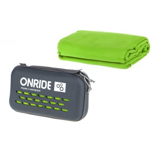Полотенце из микрофибры ONRIDE Wipe 20 зеленый в кейсе