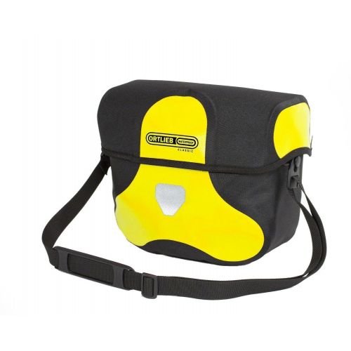 Гермосумка велосипедная на руль ORTLIEB Ultimate Six Classic yellow-black 7 л