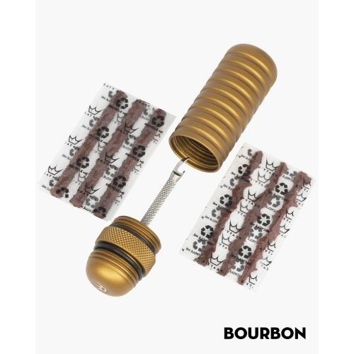 Ремкомплект для безкамерки Peaty's Holeshot Tubeless Puncture Plugger Kit, бурбон