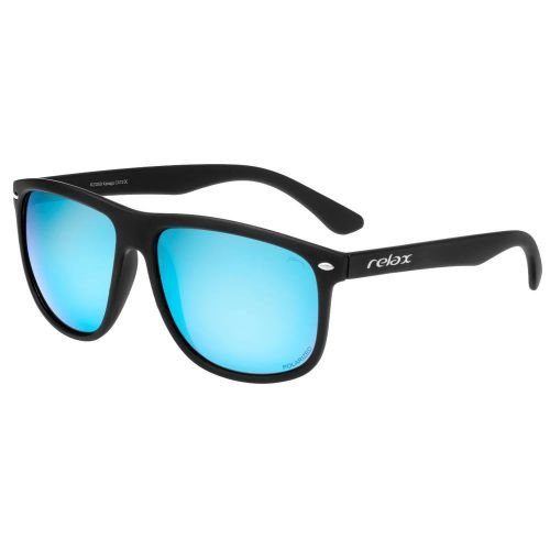 Окуляри Relax Kanaga R2326D чорна матова Polarized grey ICE BLUE(CAT.3)	