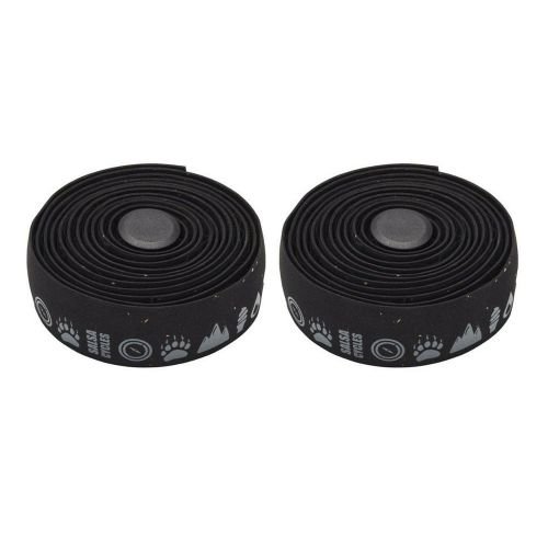 Обмотка Salsa Glyph Gel Cork чорна c сірим лого