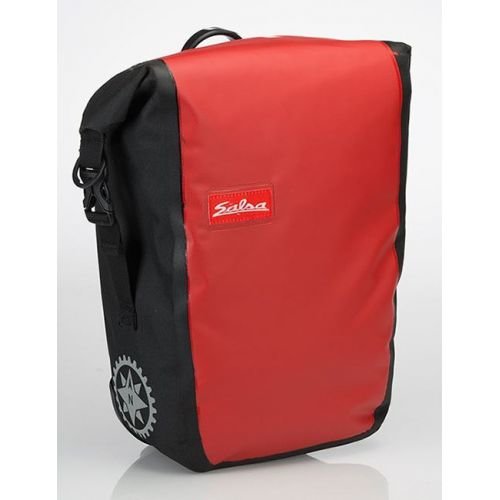 Велосумка Salsa Touring Pannier Front красная