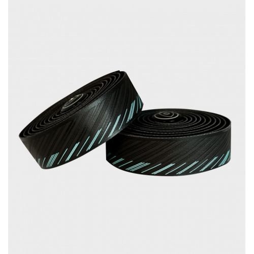 Обмотка руля SILCA Nastro Cuscino чорна/зелена	