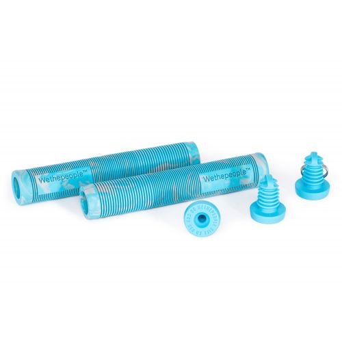 Грипсы WeThePeople PERFECT without flange 165mm Ø 29.5mm голубые с серыми розводами ,с брелком барендой