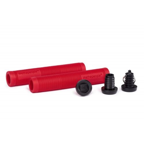 Грипсы WeThePeople PERFECT without flange 165mm Ø 29.5mm красные, с брелком барендой