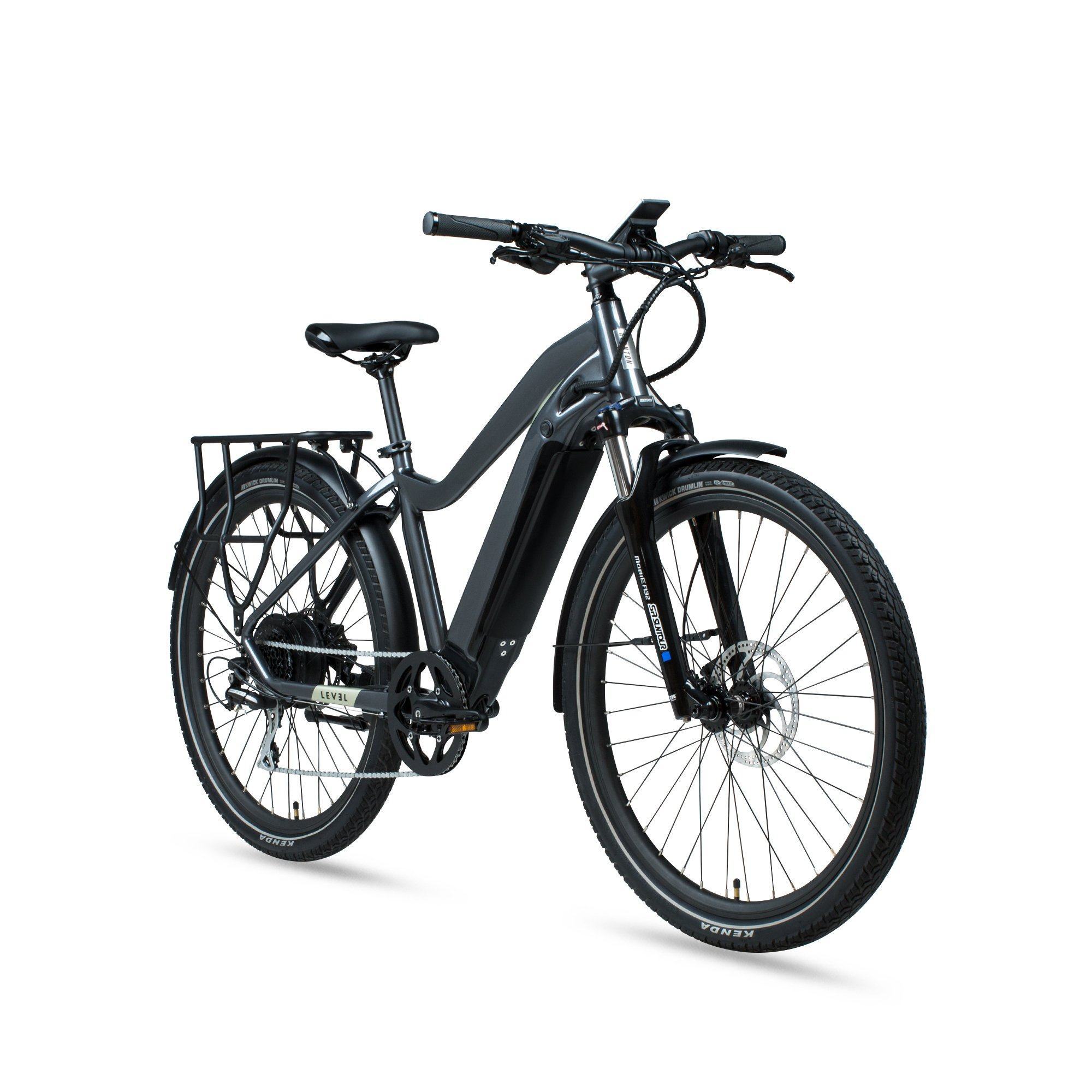 Велосипед Aventon Level Commuter Ebike - Medium сірий