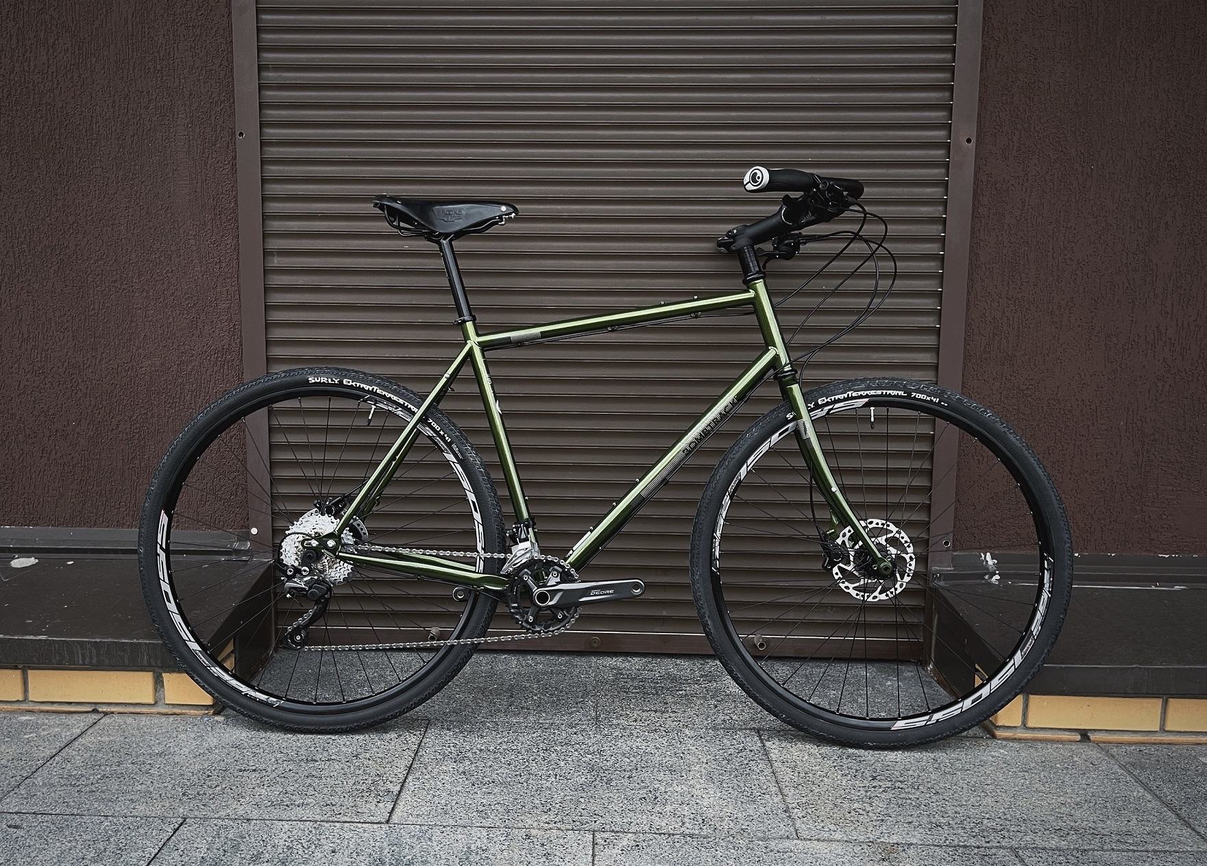 Велосипед BOMBTRACK ARISE GEARED  custom V01 зелений - L