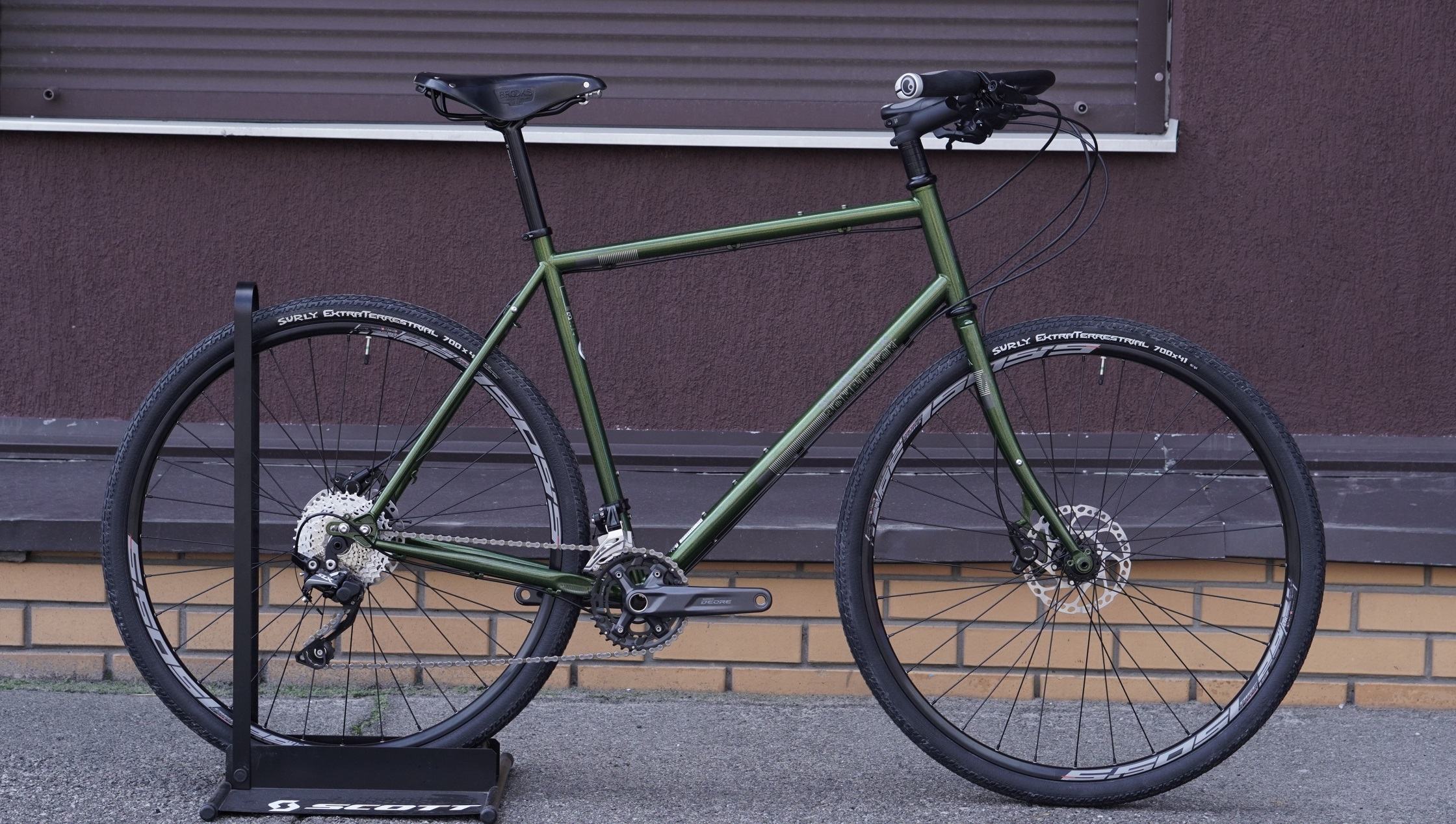 Велосипед BOMBTRACK ARISE GEARED  custom V01 зеленый - L