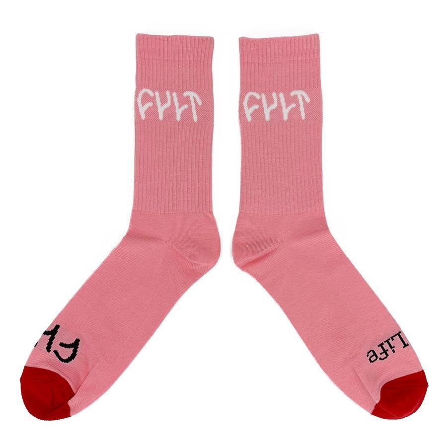 Шкарпетки CULT "LOGO" ONE SIZE рожеві