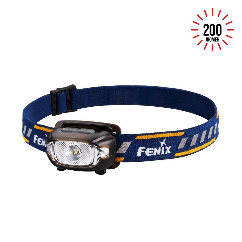 Фонарь налобный Fenix HL15 черный