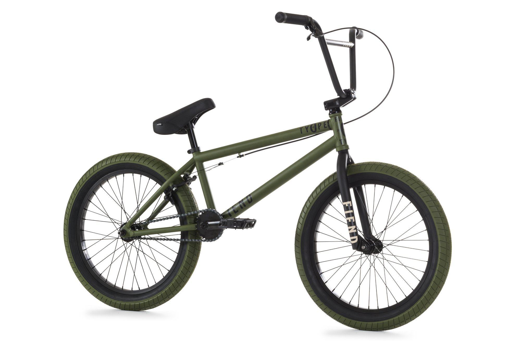 Велосипед Fiend Type O+ 2020 матовий зелений (хакі)	