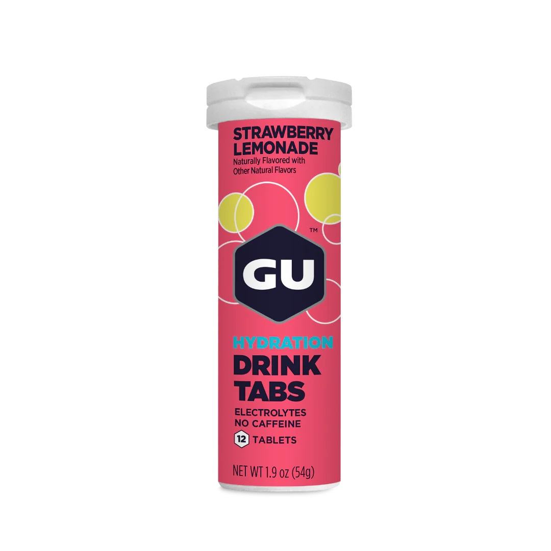 Изотонические таблетки GU Energy Strawberry Lemonade, 12 шт в тубе