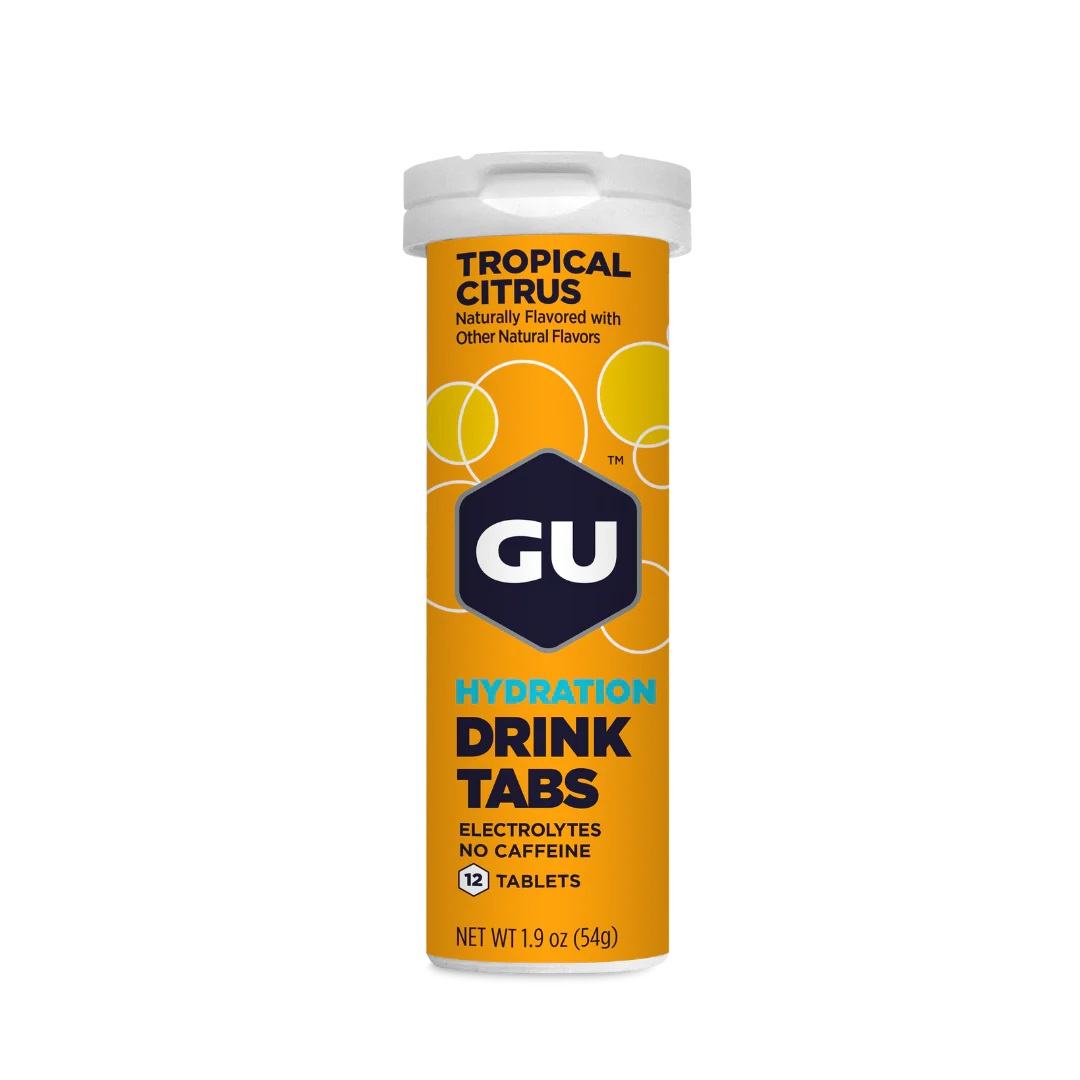 Ізотонічні таблетки GU Energy Tropical Citrus, 12 шт в тубі