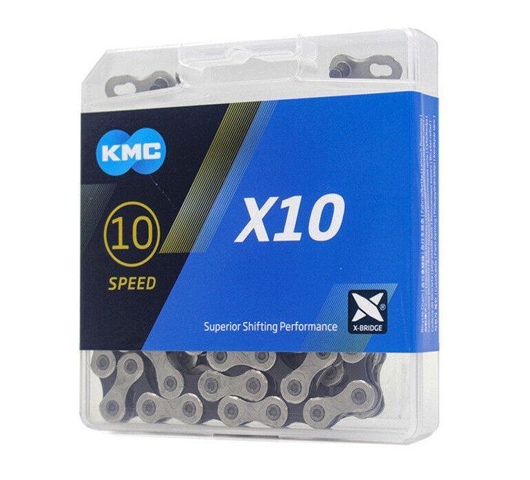 Ланцюг KMC X10 10 швидкостеи із замком 114 ланок