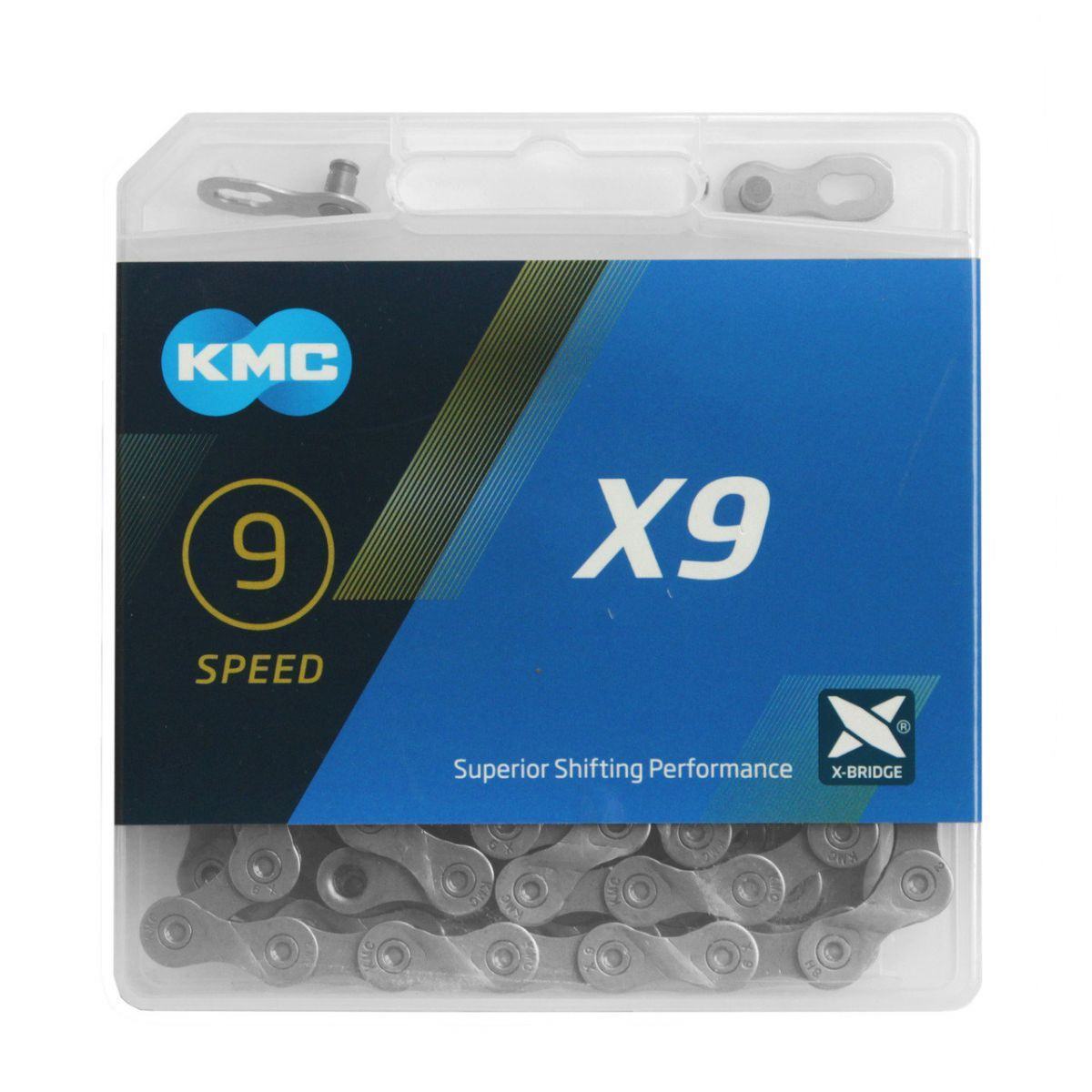 Цепь KMC X9 скоростей 116 звеньев 