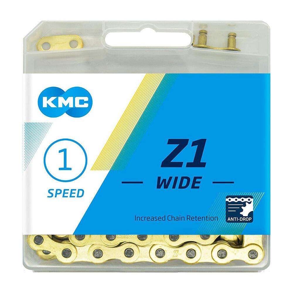 Ланцюг KMC Z1 Wide Gold 1/2 X 1/8 112 ланок з замком	