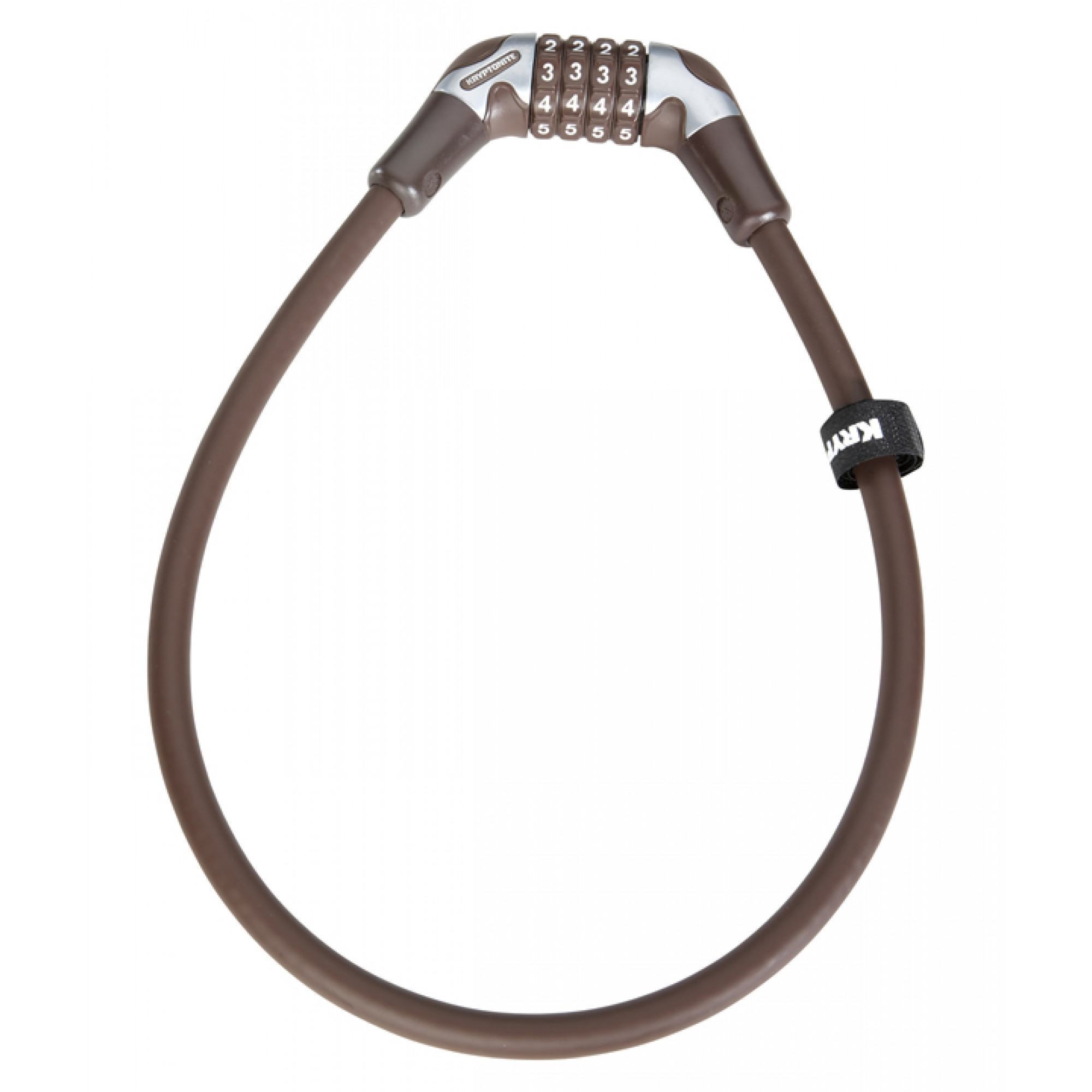 Велозамок кабель KRYPTONITE KRYTPOFLEX 1265 кодовый коричневый