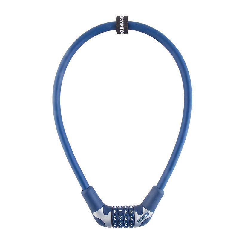 Велозамок кабель KRYPTONITE KRYTPOFLEX 1265 кодовий синій