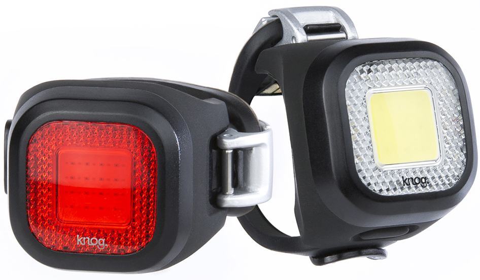 Комплект мигалок передня + задня Knog Blinder Mini Chippy Twinpack 20/11 Lumens