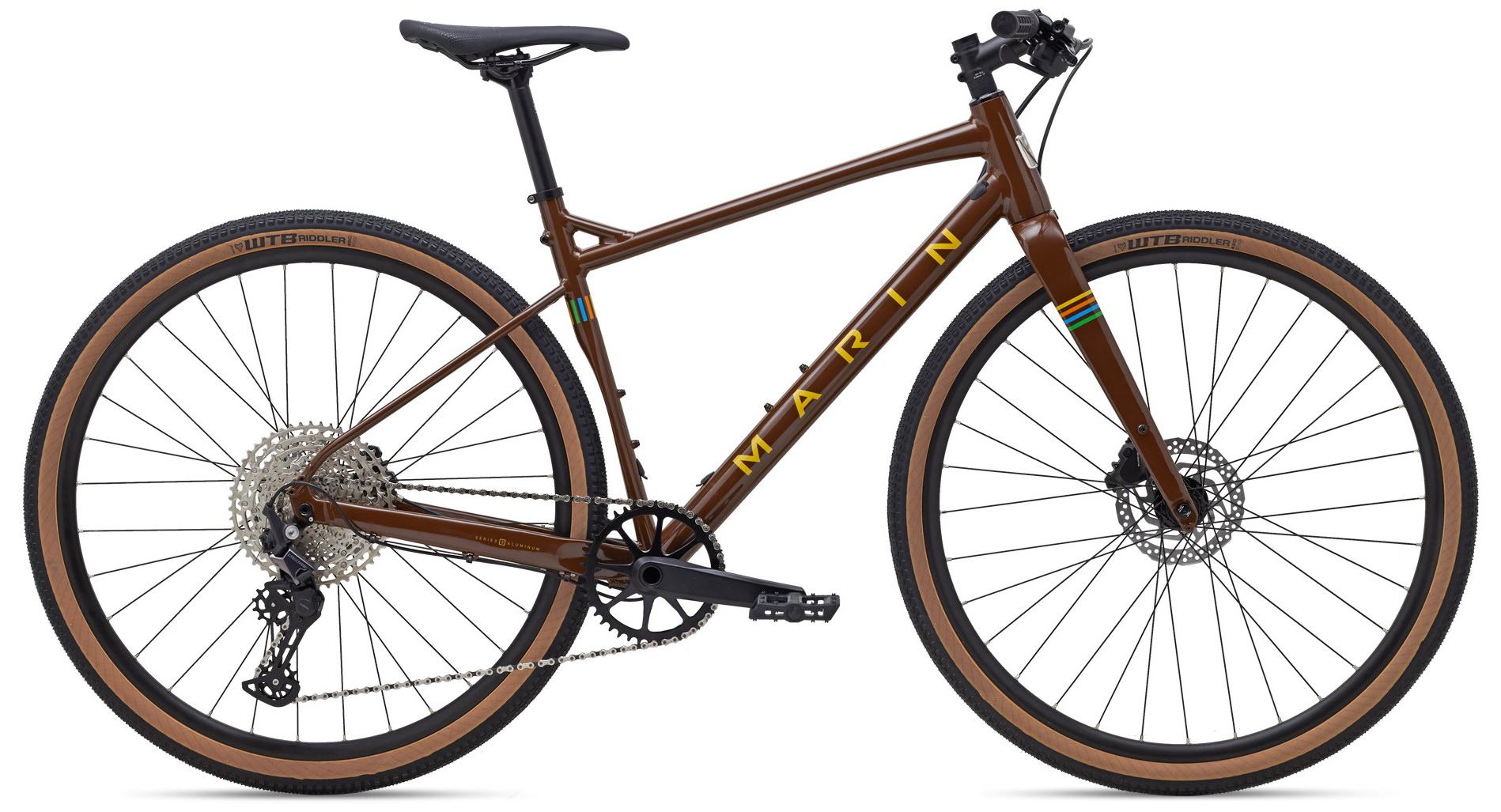 Велосипед 28" Marin DSX 2 рама - S 2023 Brown/Yellow	