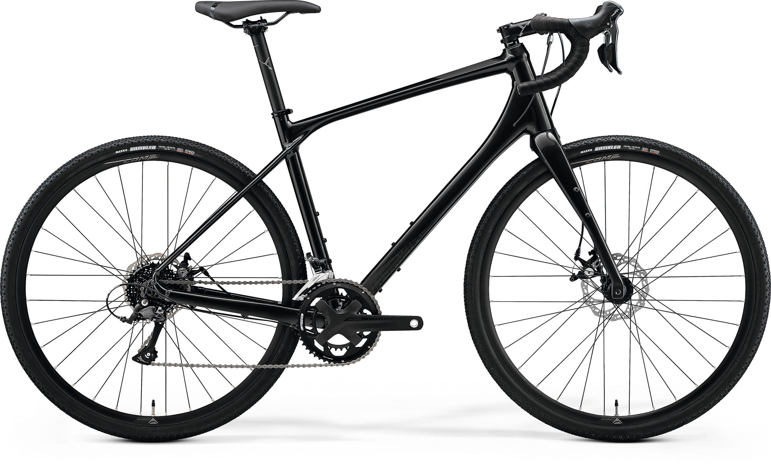 Велосипед MERIDA SILEX 200,M(50),GLOSSY BLACK(MATT BLACK)	