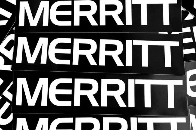 Стікер MERRITT BLACK FRAME STICKER чорний