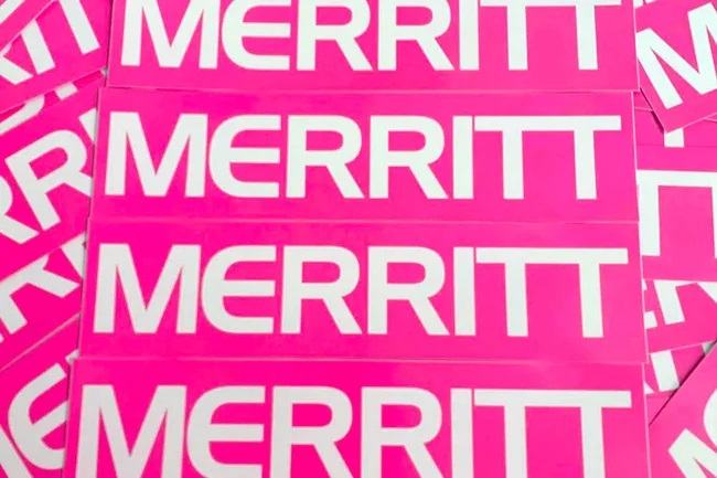 Стікер MERRITT PINK FRAME STICKER рожевий