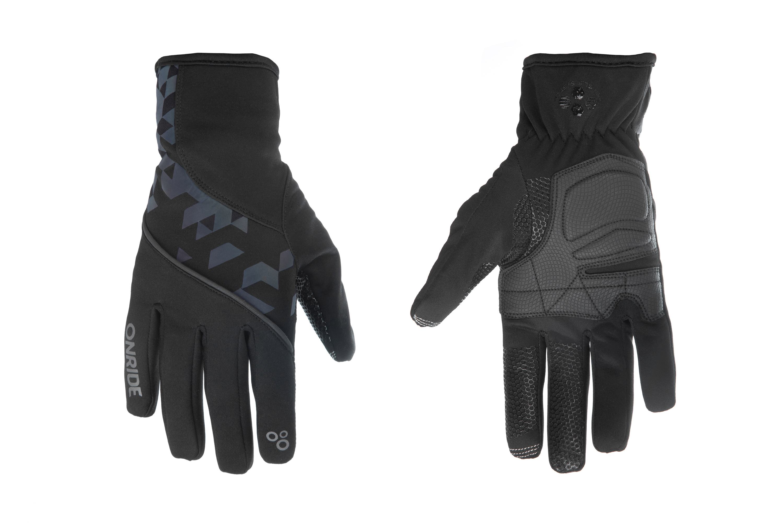 Демісезонні рукавички ONRIDE Tropic чорні L	