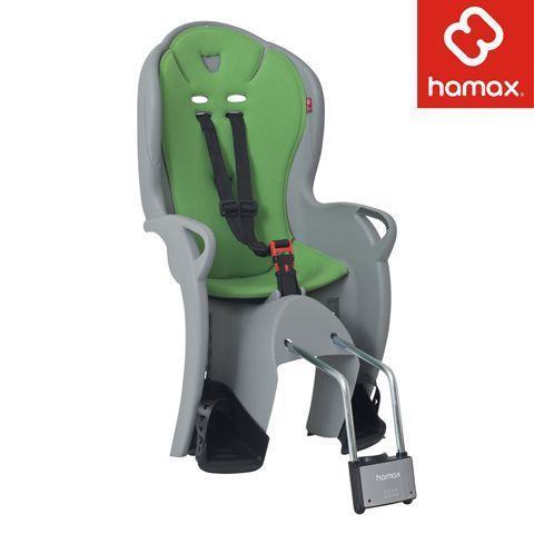 Сидіння для дітей HAMAX KISS сіре із зеленим сидінням