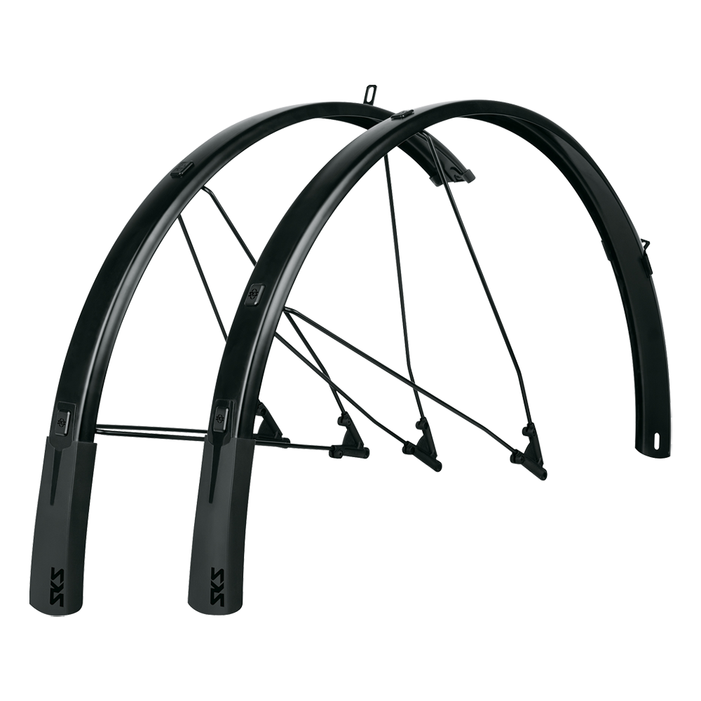 Крылья SKS BLUEMELS STYLE 28", 46 MM BLACK	