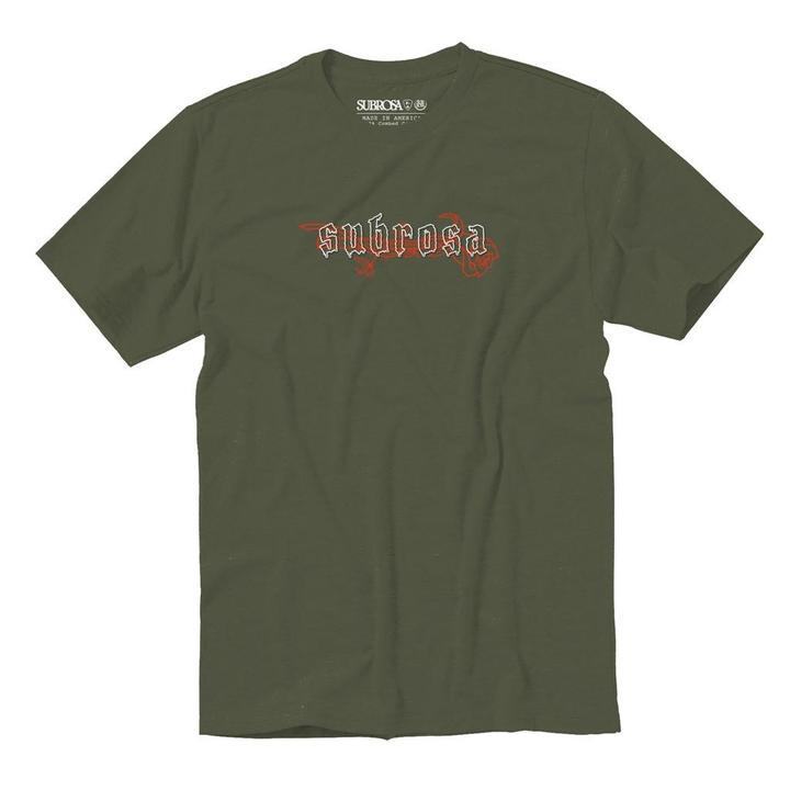 Футболка SUBROSA Knife Fight S/S Army Green L