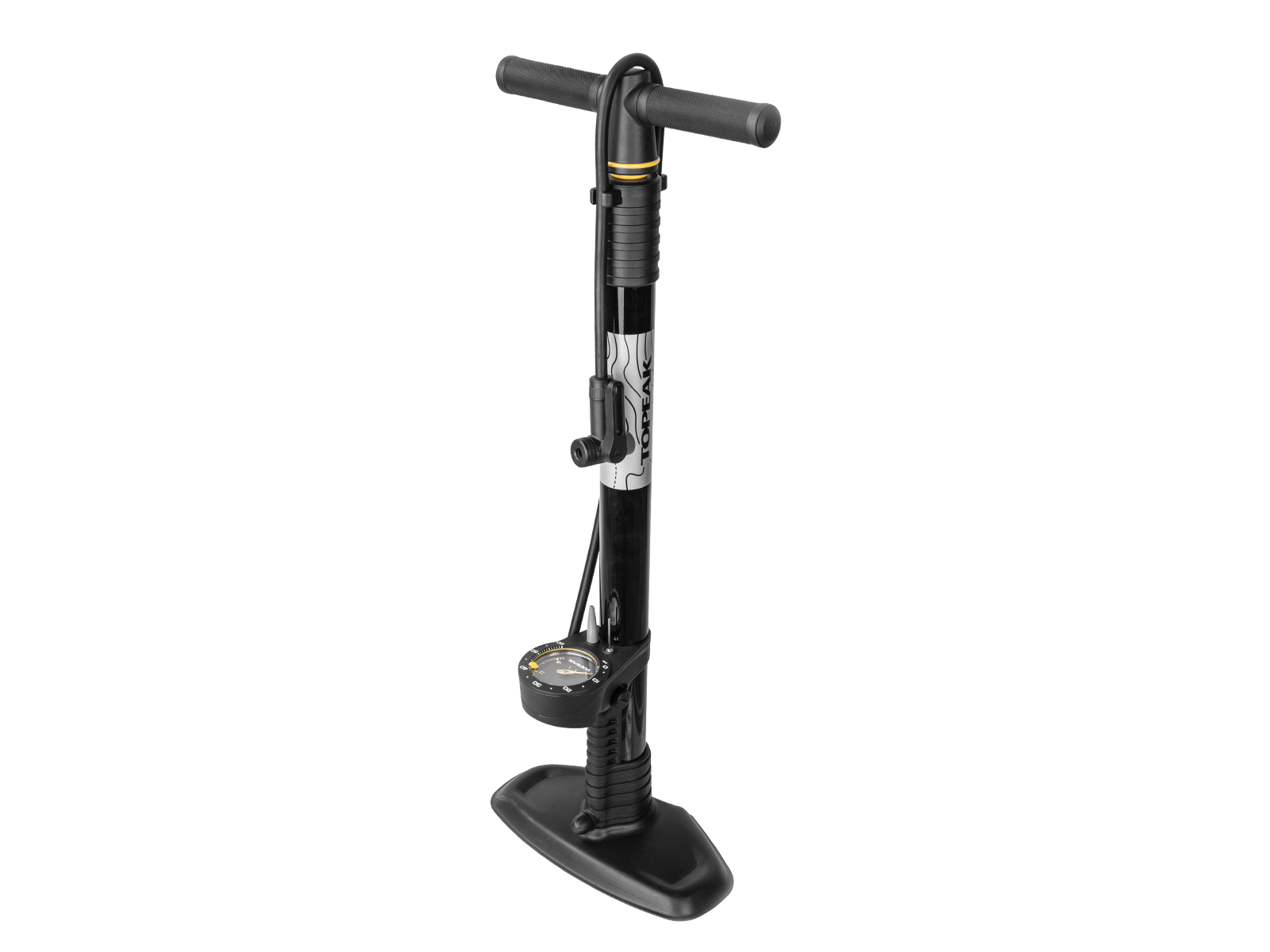 Насос Topeak JoeBlow Mountain X, с/маном., 4bar/макс., черн., сталь, клап.TwinHead, 2,3кг