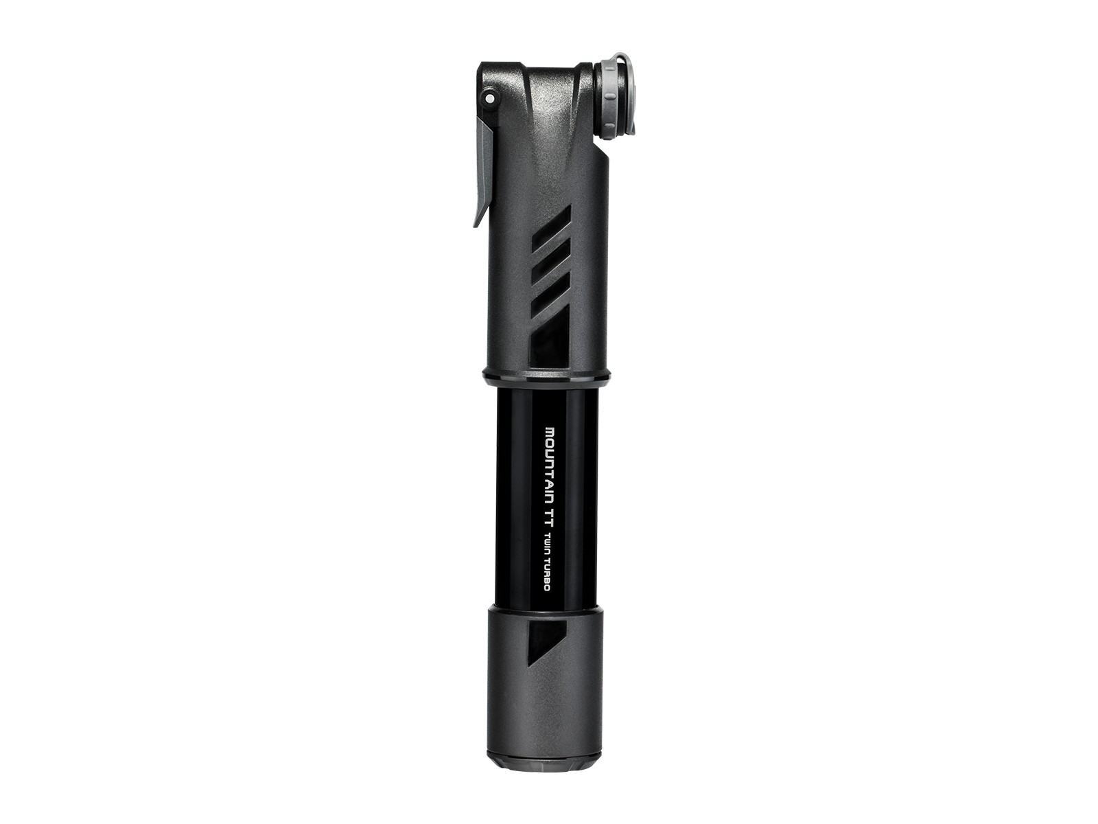 Насос Topeak Mountain TT Twin Turbo, 8bar/макс., алюм., 192г, черный