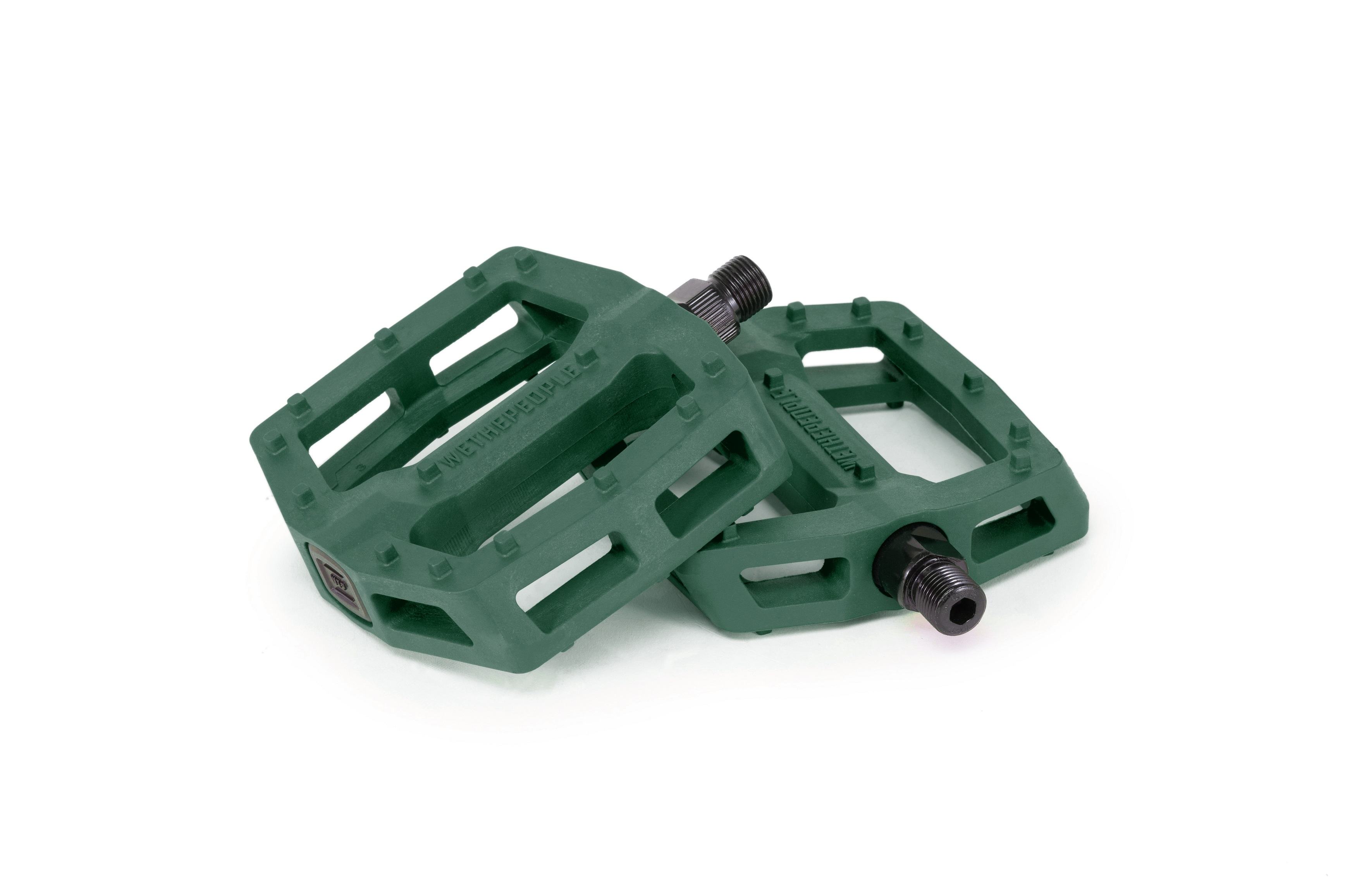 Педалі WeThePeople LOGIC nylon/fibreglas 9/16" темно зелені	