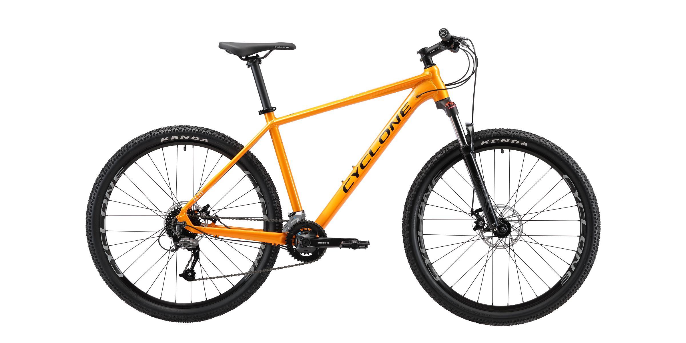 Велосипед CYCLONE 27.5" AX 15 оранжевый