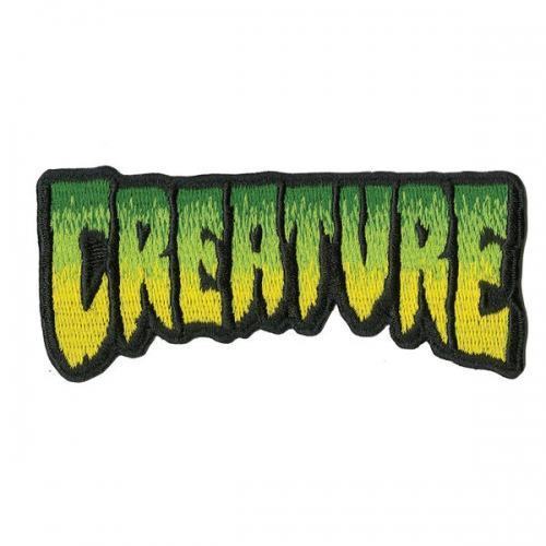 Нашивка Creature Logo Fade черно. зеленая